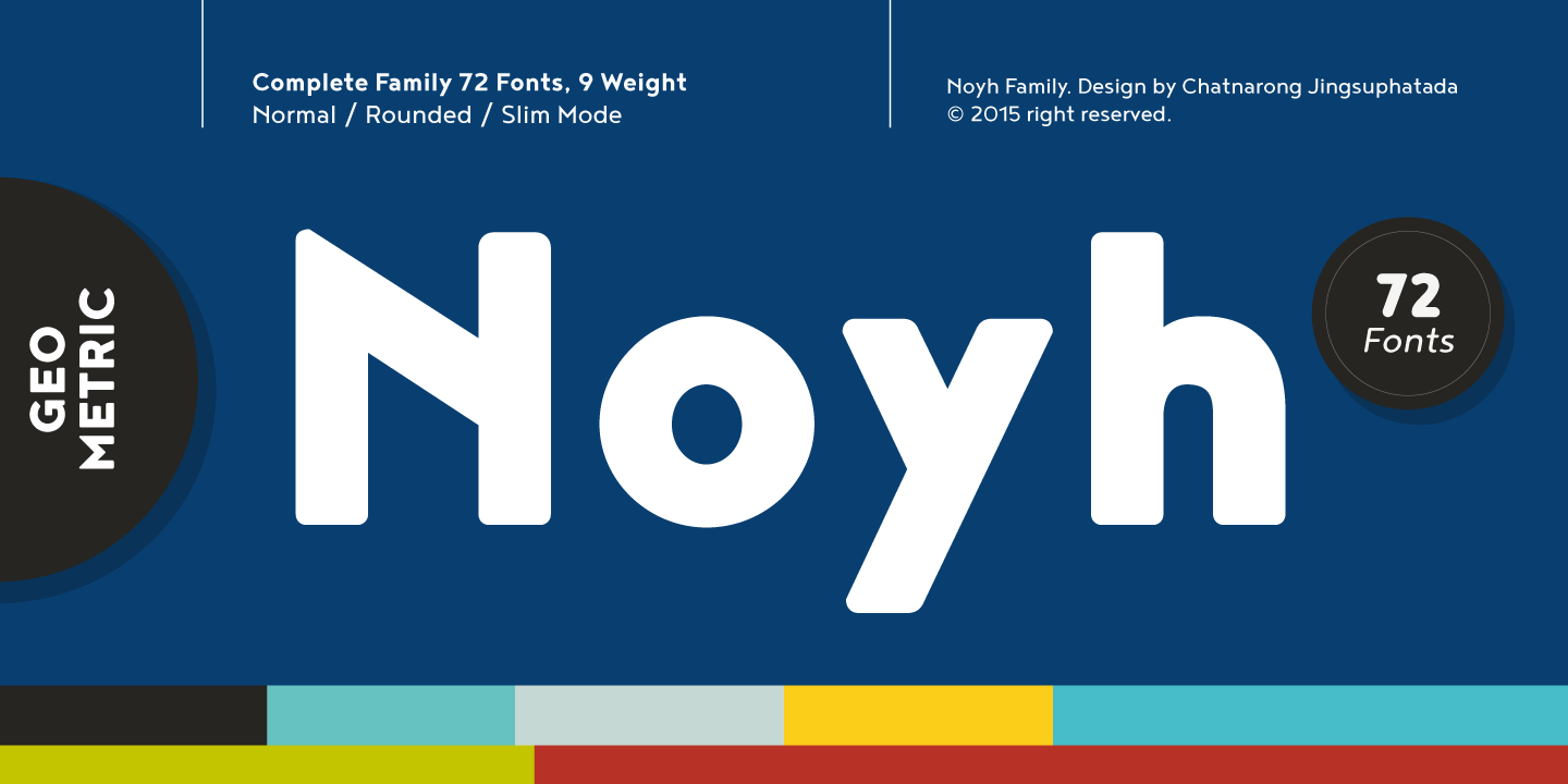 Noyh Bold Italic Font preview